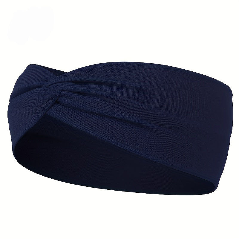 Bandeau Large Élastique Sport Yoga - Noir - Soin & GrâceSoin & GrâceNavy Bluea9e9698fd20fbb6973c783d51a074380