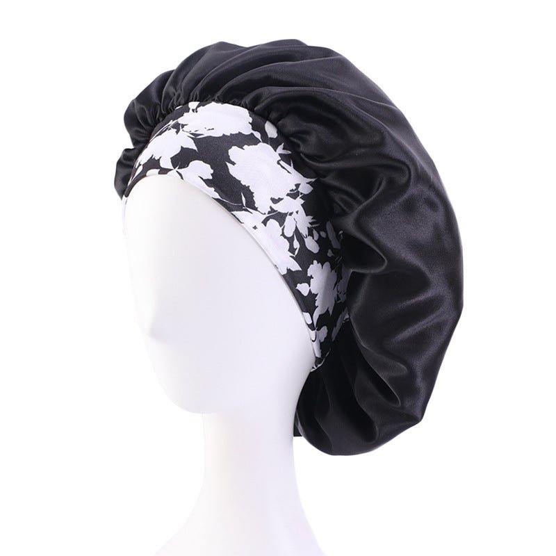 Bonnet de Nuit Bohème Imprimé - Noir - Soin & GrâceSoin & GrâceBlackFree Sizee24bb4121038bd56b26331e093f07ebf