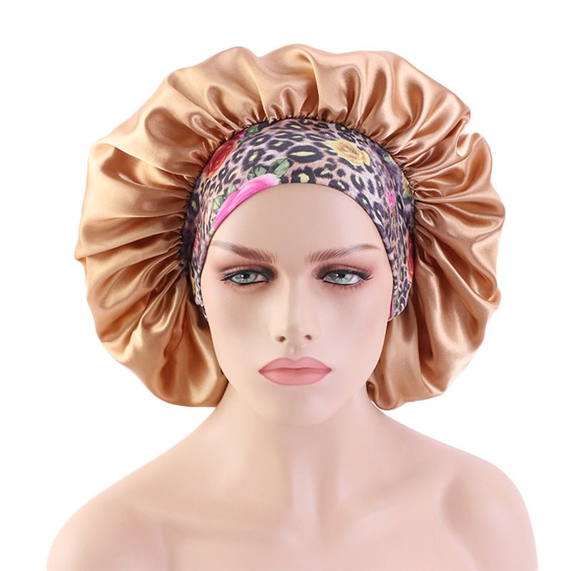 Bonnet de Nuit Bohème Imprimé - Noir - Soin & GrâceSoin & GrâceBlackFree Sizecc59f81f8d9a5a535331b4f60de33bed