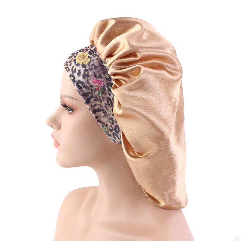 Bonnet de Nuit Bohème Imprimé - Noir - Soin & GrâceSoin & GrâceNavy BlueFree Size857222ce4ea61e23df993dc500f9d180