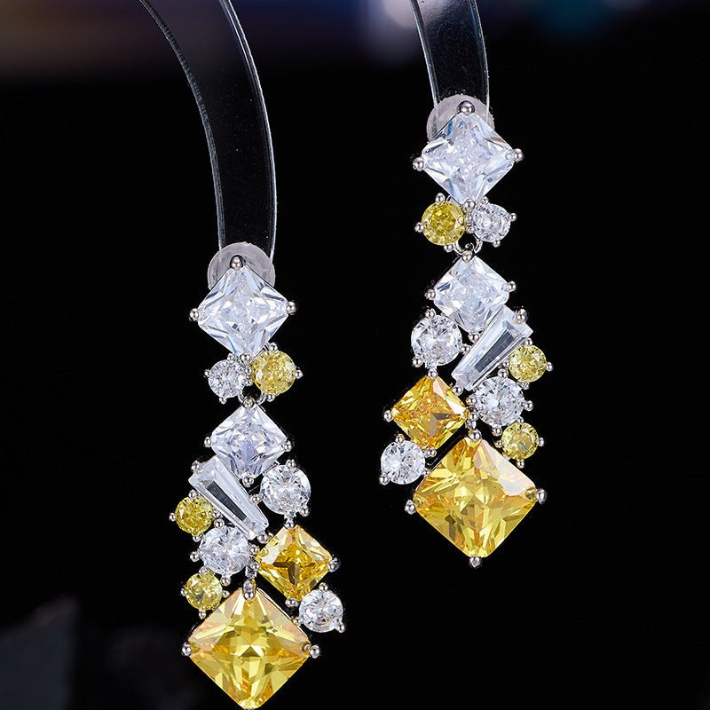 Boucles d'Oreilles Carrées Géométriques Pierres Colorées - Bleu & Violet - Soin & GrâceSoin & GrâceYellowc9f621aa172e1d49dd15b195644c1343