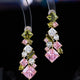 Boucles d'Oreilles Carrées Géométriques Pierres Colorées - Bleu & Violet - Soin & GrâceSoin & GrâceBlue And Purple7ae9e3e52085e356c01e2754aa30e676