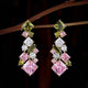 Boucles d'Oreilles Carrées Géométriques Pierres Colorées - Bleu & Violet - Soin & GrâceSoin & GrâceBlue And Purplea00a5e6066cf112da9882001426c47bd