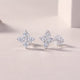 Boucles d'Oreilles Clou Trèfle en Argent S925 Plaqué Or - Moissanite D-VVS1 - Soin & GrâceSoin & GrâceA pair6c158941761757e058addf177519ebc7