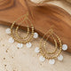Boucles d'Oreilles Créoles Double Couche Larme - Perles & Disques Bicolores - Soin & GrâceSoin & GrâceStyle 171be1bbc7a3b3648ea008d07b90bc634