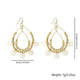 Boucles d'Oreilles Créoles Double Couche Larme - Perles & Disques Bicolores - Soin & GrâceSoin & GrâceStyle 1ee0ec117e6ba79b8da590a78281c67a1