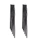Boucles d'Oreilles Longues Pompons & Griffe Diamants - Noir - Soin & GrâceSoin & GrâceG0109 silver49e9e098767baca4272f2214689231d2