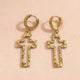Boucles d'Oreilles Pendantes Croix Serties de Strass - Acier Inoxydable - Soin & GrâceSoin & Grâce32dc5aa22ec0ebc837c74210f03feca36