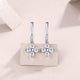Boucles d'Oreilles Pendantes Trèfle Argent S925 Platiné - Moissanite D-VVS1 - Soin & GrâceSoin & GrâceA pairf6fc77acae3895e9376fd5c8ca0603f2