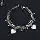 Bracelet Chaîne Charm Cœur Multicouche - Acier Inoxydable - Soin & GrâceSoin & GrâceSteel2dd95e19948601e861ac966f7bbae62e