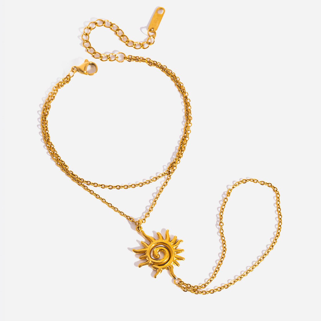 Bracelet Double Rangs Style Spirale Soleil en Acier Inoxydable - Soin & GrâceSoin & GrâceJDB0301312becc9695d2a523deb70e35bd497e44bd