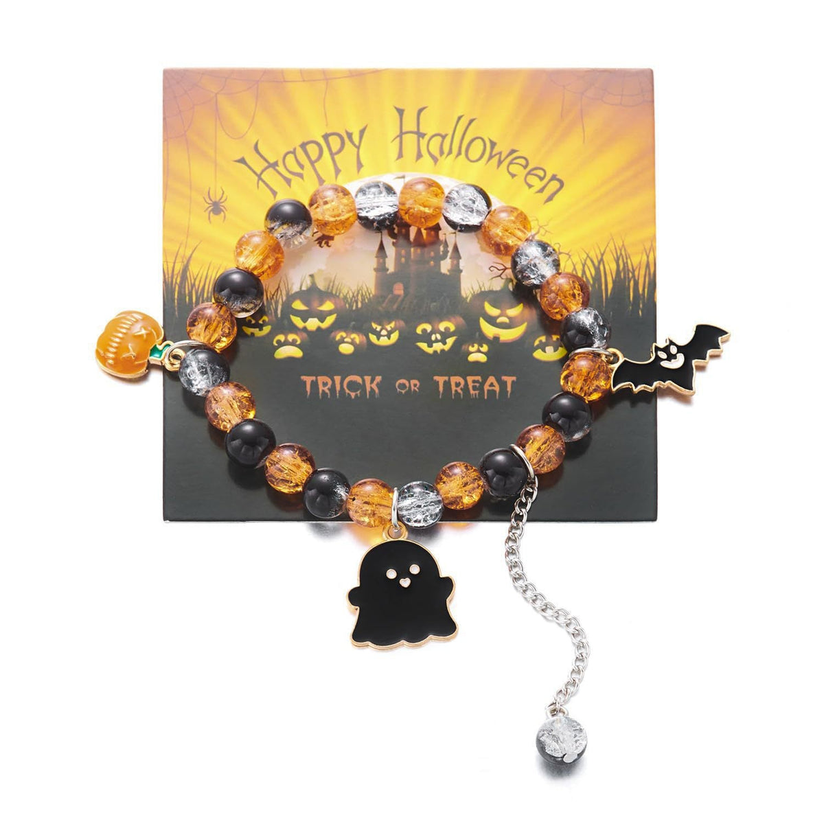 Bracelet Halloween Citrouille, Fantôme & Chauve-Souris - Style B - Soin & GrâceSoin & GrâceB Style528a634cb6d613f1726750833a73d2fd
