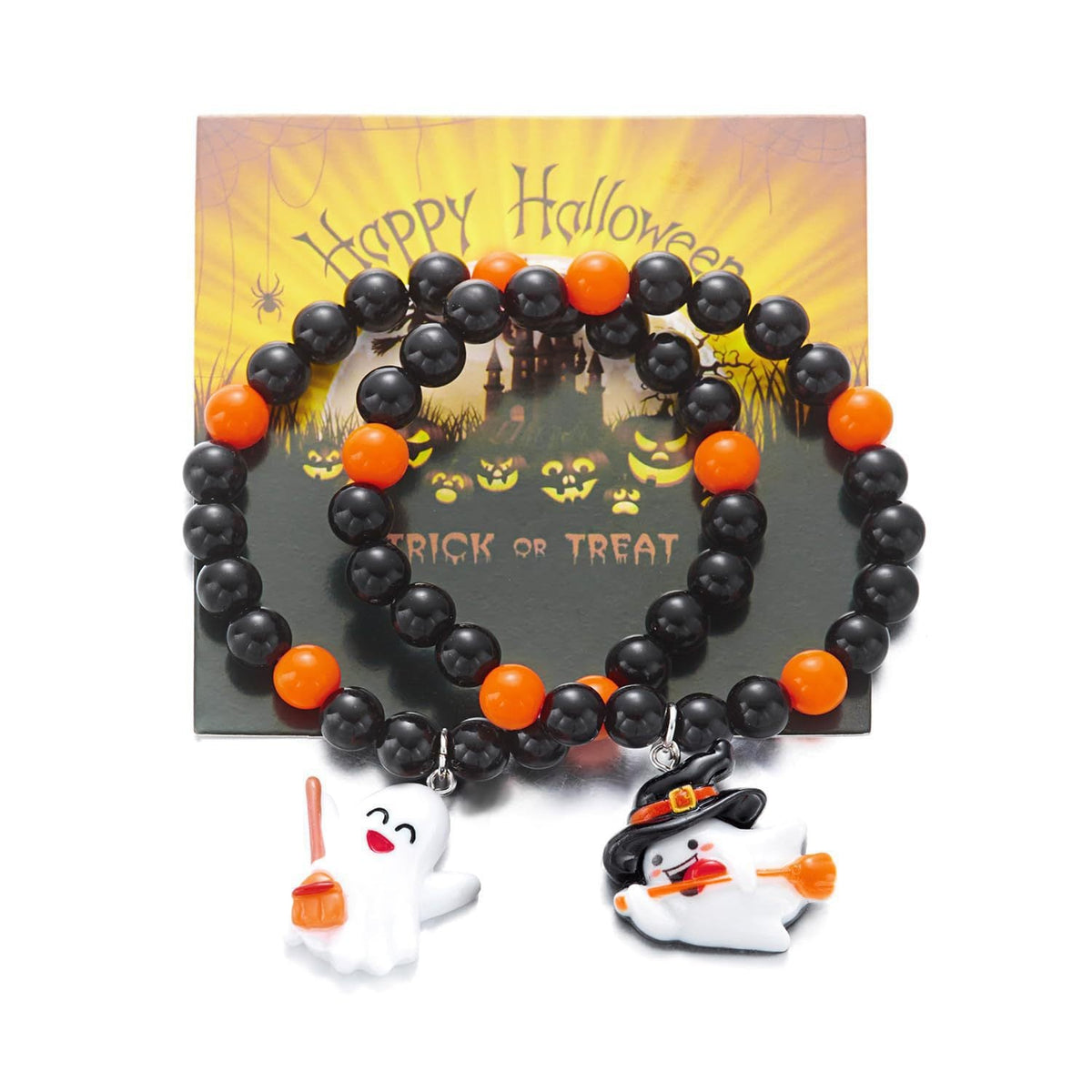 Bracelet Halloween Citrouille, Fantôme & Chauve-Souris - Style B - Soin & GrâceSoin & GrâceD Style6671fe803ebac2f845e195ab09024bc0
