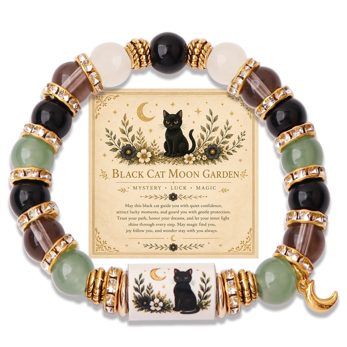 Bracelet Halloween Pendentif Fantôme - 19 Motifs au Choix - Soin & GrâceSoin & GrâceBlack Cat Bracelet Card5f395041fa8af50207c5f8b37a3c8601