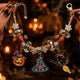 Bracelet Halloween - Sorcière, Chat Noir, Citrouille & Étoiles Doré - Soin & GrâceSoin & GrâceGold432a34466c96a8b32d3c76c5f746b041