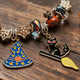 Bracelet Halloween - Sorcière, Chat Noir, Citrouille & Étoiles Doré - Soin & GrâceSoin & GrâceGold9a96c7fcfb37514327ca703c02da3a71