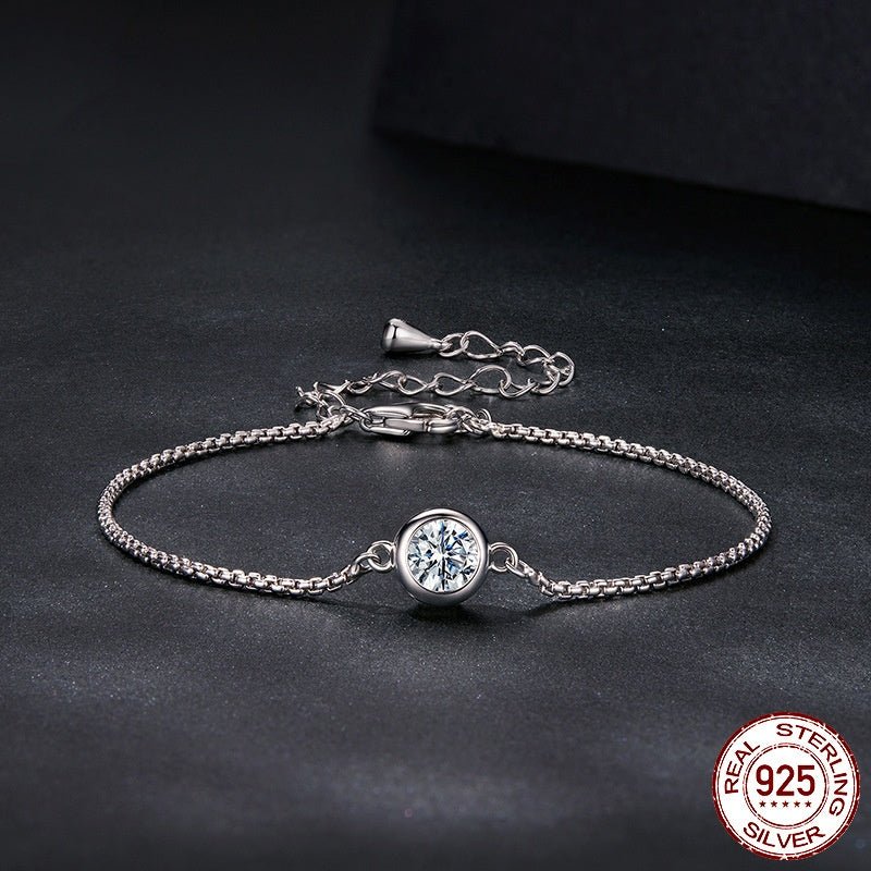Bracelet Moissanite D-Color Classique en Argent Sterling S925 - Soin & GrâceSoin & GrâceMSB028925 Silvere61bd5b49035ce9813cc09f9b23a797d