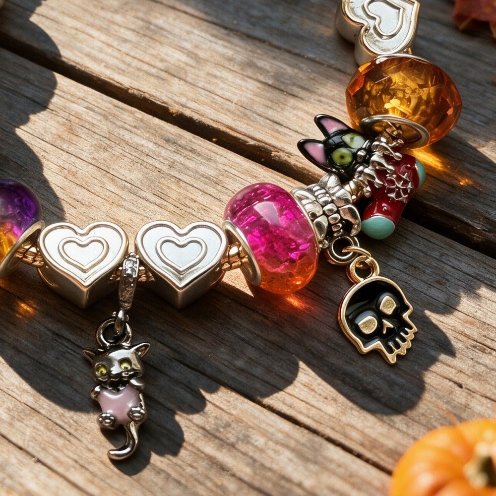 Bracelet Perlé Chat Noir Halloween - Doré - Soin & GrâceSoin & GrâceGold232a2f3270fdfcb1d10e73db338c2e74