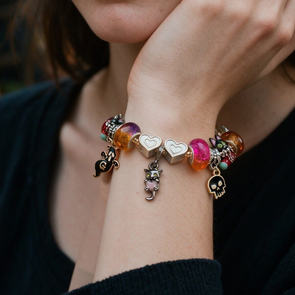 Bracelet Perlé Chat Noir Halloween - Doré - Soin & GrâceSoin & GrâceGold50eb191aa0f1daa72d9a635d6b75fea0