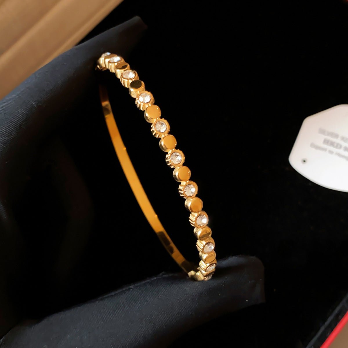 Bracelet Zircon Rond Plaqué Or 18K - 50 Styles au Choix - Soin & GrâceSoin & Grâce51Styleb7657db281eac282683dfa0f1507e4a5