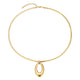Collier Anneau Ovale Minimaliste en Acier Inoxydable - Soin & GrâceSoin & GrâceC7307c5b2a9b47ab29c58349157df6cbb7aad