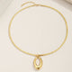 Collier Anneau Ovale Minimaliste en Acier Inoxydable - Soin & GrâceSoin & GrâceC730782b256282edd9ae634cdfb9140050ff9
