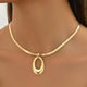 Collier Anneau Ovale Minimaliste en Acier Inoxydable - Soin & GrâceSoin & GrâceC7307b721022b63a21cefb1bcb5737e741591