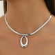 Collier Anneau Ovale Minimaliste en Acier Inoxydable - Soin & GrâceSoin & GrâceC7308c1f0ff965ee971e1dc21ac3acabe15e7