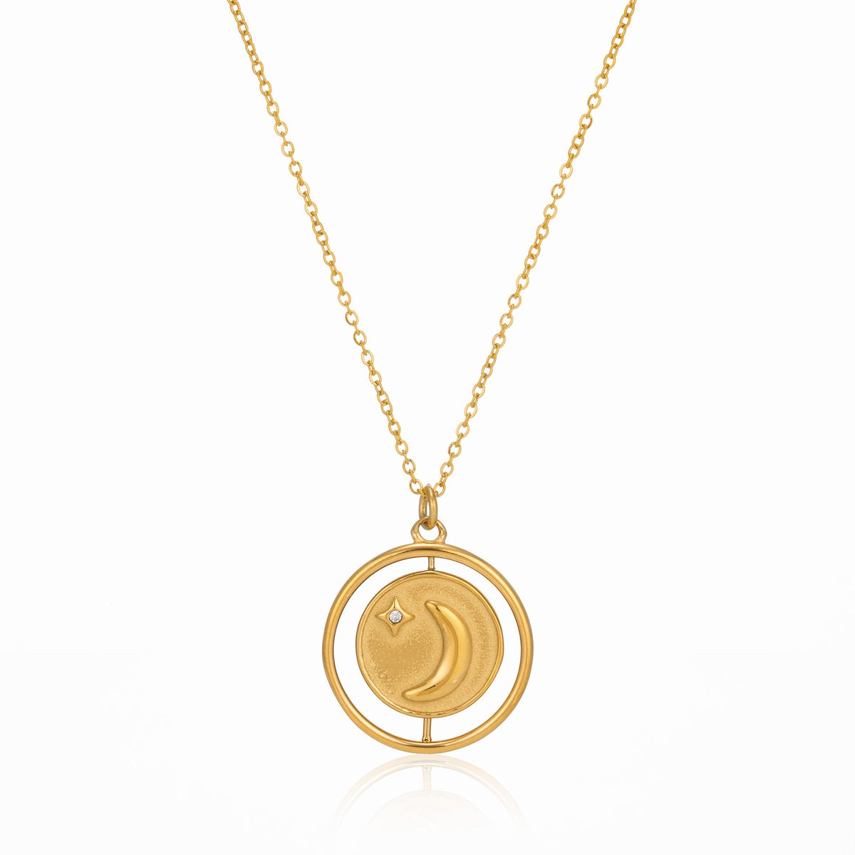 Collier Boussole Soleil & Étoiles - Plaqué Or 18K - Soin & GrâceSoin & GrâceGold18Ka4ba6d1147854eca72fa0f28e342e8ad