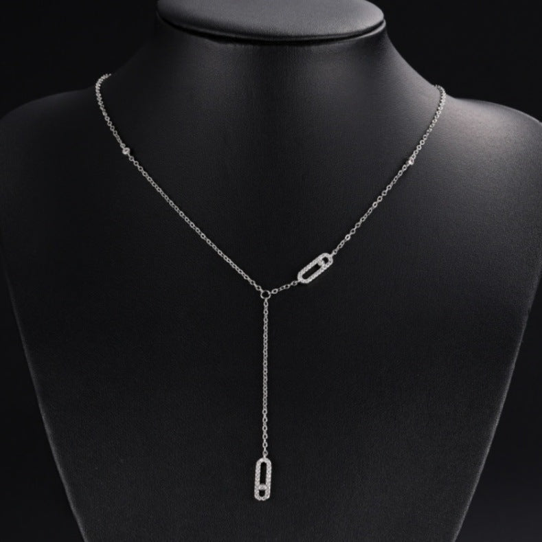 Collier Carré Luxe Zircon Or - Style Européen Haut de Gamme - Soin & GrâceSoin & GrâceNp2314 necklace white7123ce2d8c65f34a19f7bb2027647bf7