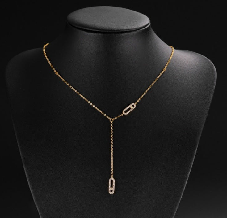 Collier Carré Luxe Zircon Or - Style Européen Haut de Gamme - Soin & GrâceSoin & GrâceNp2314 necklace goldf113eb1ed380bc2462ebeadd5892cfb1