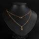 Collier Carré Luxe Zircon Or - Style Européen Haut de Gamme - Soin & GrâceSoin & GrâceNp2316 necklace gold51b5086e20337d38ec33bbfbcdb18d16