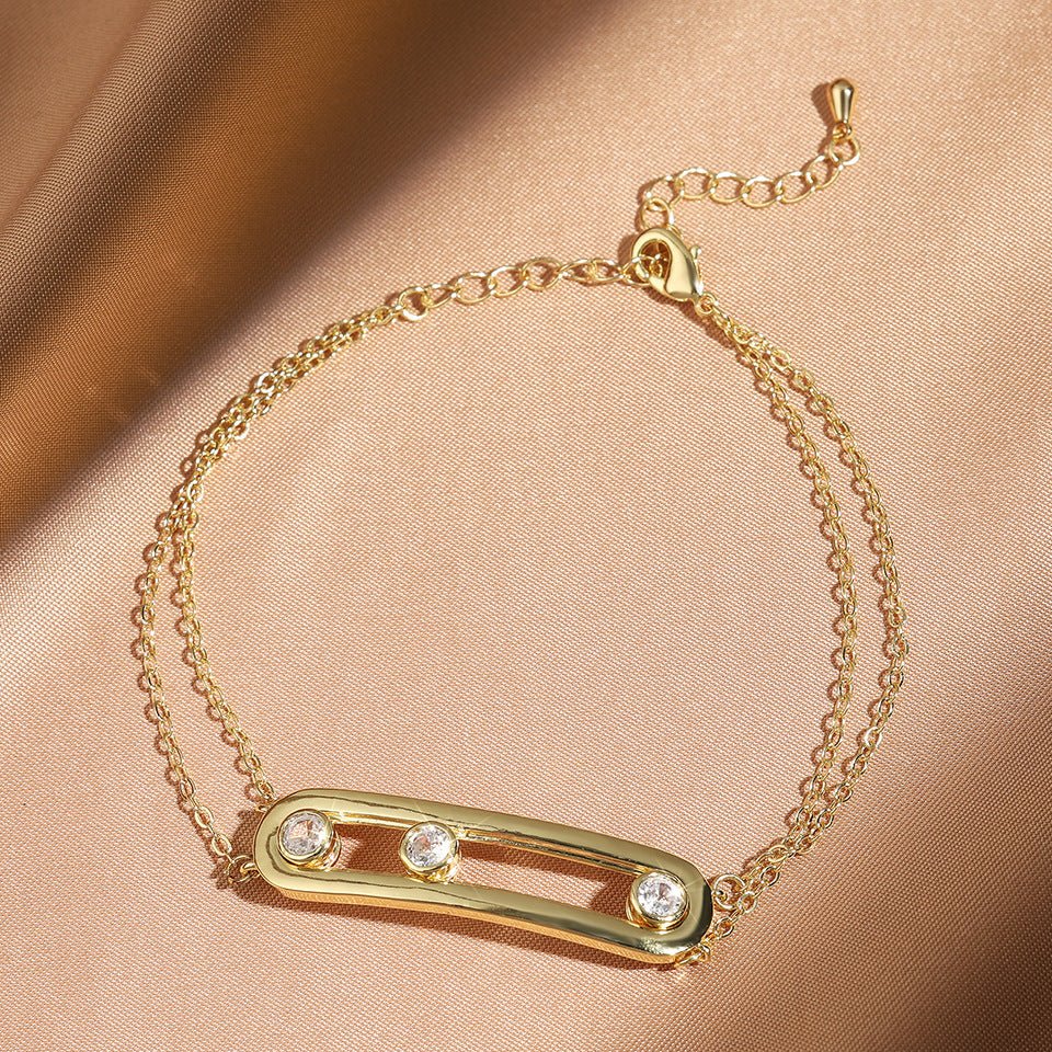 Collier Carré Luxe Zircon Or - Style Européen Haut de Gamme - Soin & GrâceSoin & GrâceBp2182 bracelet goldf1b406f6d536bf226e030e0469be01d9