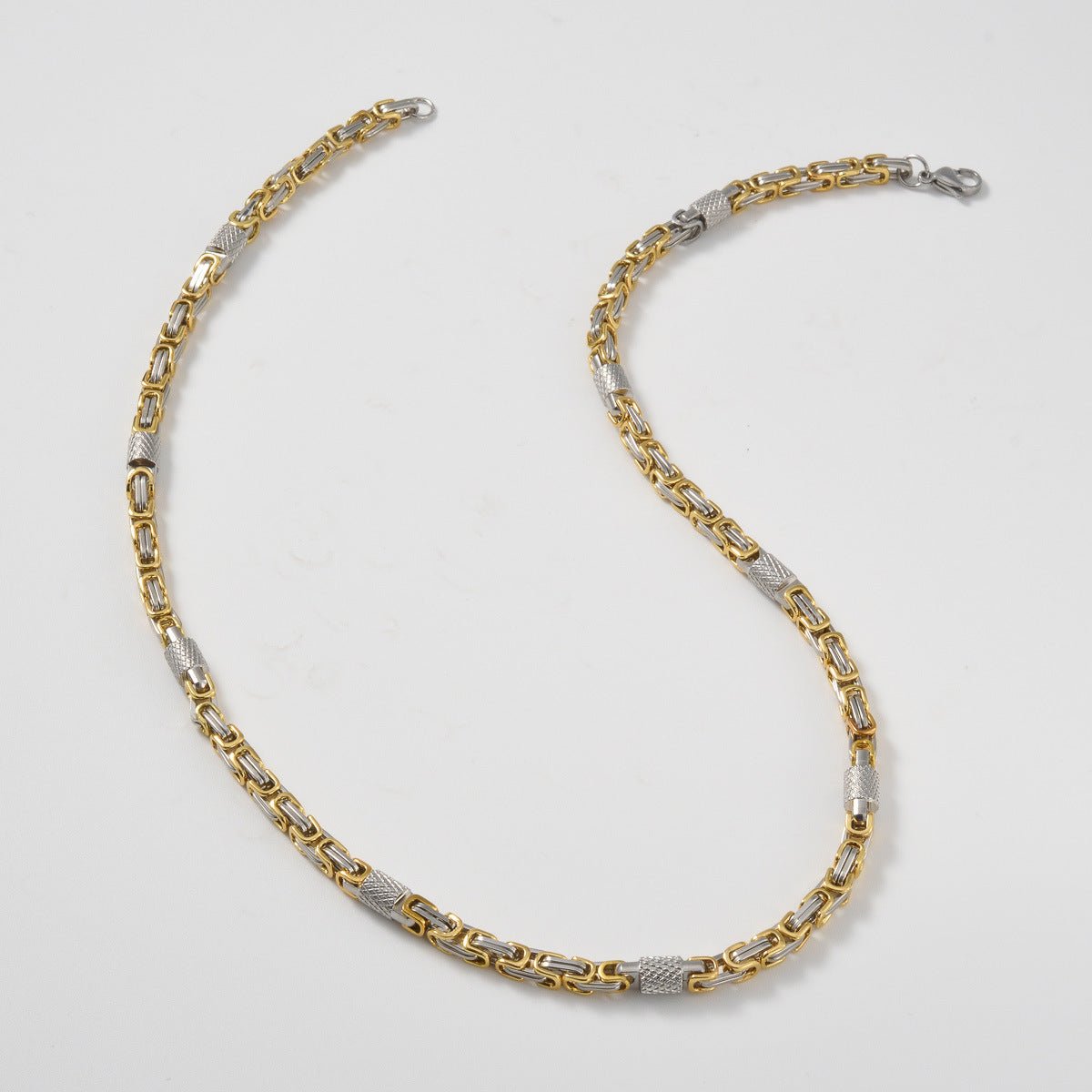 Collier Chaîne Bicolore Or & Argent - Acier Inoxydable - Soin & GrâceSoin & GrâceZESN028518Ke7fe666eb35fc962713cb048eaa2afa2