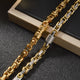 Collier Chaîne Bicolore Or & Argent - Acier Inoxydable - Soin & GrâceSoin & GrâceZESN028618K53a76fea331b7cf187e29a1946c276a5