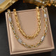 Collier Chaîne Bicolore Or & Argent - Acier Inoxydable - Soin & GrâceSoin & GrâceZESN028618Kf234ad2da0c603268daaa28b98ccc1ab