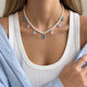 Collier Double Rang Perles Baroques & Croix Strass - Style Baroque - Soin & GrâceSoin & GrâceStyle 3bff279c9c7194671e227621e3515bc9b