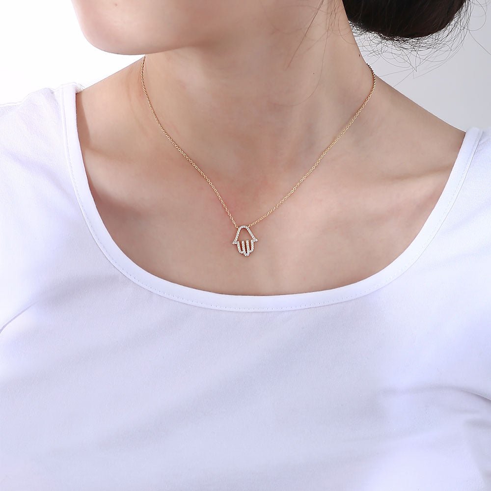 Collier Main Paume Argent 925 & Zircons Micro-Pavés - Soin & GrâceSoin & GrâceWhite925 Silver92c8c4f0e5ede9f03be68aeb100727d0