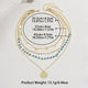 Collier Multi-Rangs Pendentif Fleur Turquoise - Femme - Soin & GrâceSoin & GrâceStyle 1357eaf2784e545b392eaf9c103f1e8bb