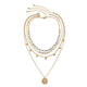 Collier Multi-Rangs Pendentif Fleur Turquoise - Femme - Soin & GrâceSoin & GrâceStyle 1d8148edea07fa84c4699d4998ce2bbae