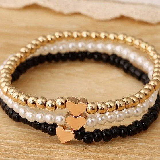 Ensemble Bracelets Charm Croix & Cœur - Perles Style Plage - Soin & GrâceSoin & GrâceKc Golden Love6d4a116cb75cc0e5c80b404ccdf64c7d