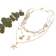 Ras-de-Cou Multi-Rangs Étoiles de Mer Coquillages & Perles - Style 1 - Soin & GrâceSoin & GrâceStyle 3e442ebab9560f91573ac765ad20496d0