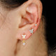 Set 4 Boucles d'Oreilles en Cuivre Serties de Diamants - Doré - Soin & GrâceSoin & GrâceGolden 3PCSd0eb777ee0c00f64a5fe8b7c86dda1f8
