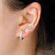 Set 4 Boucles d'Oreilles en Cuivre Serties de Diamants - Doré - Soin & GrâceSoin & GrâceSilver B 3PCS127e80c78ef083fbc9e033a9d6ac0321