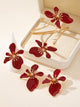 Set Boucles d'Oreilles Fleurs & Perles Naturelles - Noir - Soin & GrâceSoin & GrâceReda39c02411550d7163e41b420730c43f1