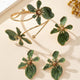 Set Boucles d'Oreilles Fleurs & Perles Naturelles - Noir - Soin & GrâceSoin & GrâceWhitefab1815383191c0fddb98425919685c4